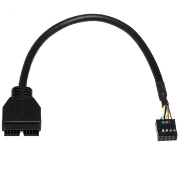 Adapter USB 19 pin ( m ) / USB 9 pin ( f ) 20cm