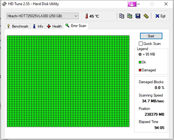 dysk hdd 3,5 hdt725025vla380 hitahi 250 gb