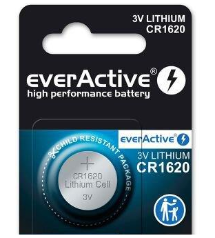 Bateria litowa CR1620 everActive 1 szt.