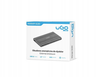 OBUDOWA HDD/SSD ZEWNĘTRZNA UGO MARAPI 2.5” USB 3.0