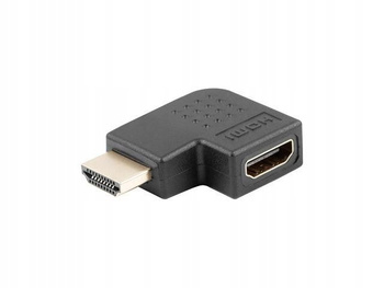 Adapter AD-0035-BK HDMI(M) - HDMI(F) kątowy lewo