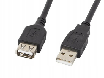 Przedłużacz USB 2.0 Lanberg AM-AF 3m czarny