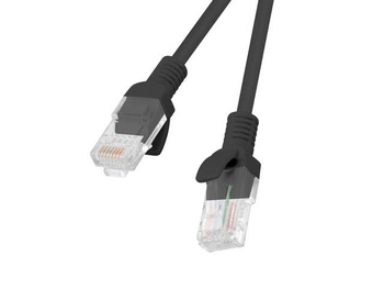 PATCHCORD KAT.5E UTP 3M czarny LANBERG