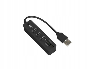 HUB USB 2.0 3-PORTY + CZYTNIK SD/MICRO SD