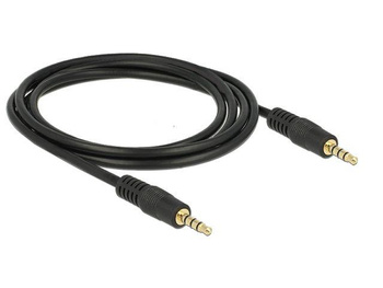 Kabel Delock MiniJack M/M 4 PIN  2m słuchawki