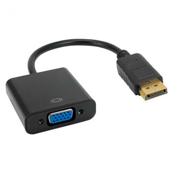 Konwerter adapter DisplayPort (m) / VGA (f) 15cm